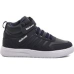 Walkway Lacivert Beyaz Çocuk Uzun Boğazlı Hi Sneaker Spor Ayakkabı Hı F - Renkli