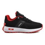 Walkway Manila Siyah Beyaz Kırmızı Erkek Sneaker