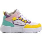 Walkway Nefertiti Beyaz Sarı Hi Unisex Sneaker