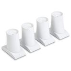 Wall Nanny Genişletici - 15 cm Bebek Kapısı Uzatma Koruması (ABD'de Üretilmiştir) Basınca Monte Kapıları Uzar + Duvarları Korur + Kapıyı Sabitler - Çocuk, Evcil Hayvan ve Köpek Kapıları için - Merdivenlerde Koruyucu Çalışır - 4 Paket