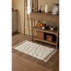 Wall Tekli Banyo Paspası %100 Pamuk 60x100 cm Ekru