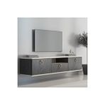 Wall Tv Ünitesi 150 Cm Beyaz - Bendir Mermer