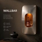 Wallbar Uçak Penceresi İlhamlı Endüstriyel Duvar Barı, Perçinli Metal Gövde, Sıcak LED Aydınlatmalı, Kolay Montajlı Minimalist İçki Rafı