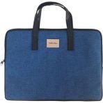 Wallery Bags 13 / 13.3 / 14 Inç Macbook Air Pro Ultrabook Laptop Çantası - 36x26x2 cm - Mavi