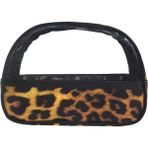 Wallery Bags Fitilli Şeffaf, Aksesuar & Makyaj Çantası - Leopar