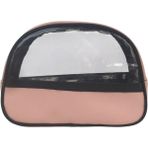 Wallery Bags Fitilli Şeffaf, Aksesuar & Makyaj Çantası - Pudra - Pembe