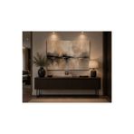 walliva Bej Gri Siyah Soyut Manzara Kanvas Tablo Modern Minimalist Duvar Tablosu Salon Yatak Odası Antre Dresuar Üstü Dekoratif Tablo