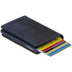 WalSmart Book Crazy Akıllı Mekanizmalı Deri Cüzdan (Navy)