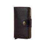 WalSmart Mini Cotton Akıllı Mekanizmalı Deri Cüzdan (Taba) (Kahverengi)