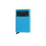 WalSmart Pocket Floater Akıllı Mekanizmalı Deri Cüzdan (Açık Mavi)