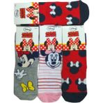 Walt Disney Minnie Mouse Kız Çocuk Çorap - 19 - 22 - Gri