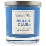 Walter & Rosie Candle Co. - Beach Club 325 ml Mum - Disney Scents'ten İlham Alan Kokulu Mumlar - Disney Resorts Kokusu - Dünyanın En Mutlu Kokuları - Soya Karışımı - 40 saate kadar yanar