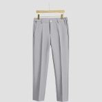 Wamoss 2025 Vintage Baggy Pileli Kumaş Pantolon - 0-Gri - 36