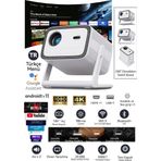 Wanbo Vali 1 Projeksiyon Cihazı | 900 Ansı Lümen, Android Tv, Dahili Stand