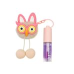 Wanda Nara Cosmetics Tropikal Kokulu Işıltılı Lip Gloss Şirin Peluş Anahtarlık Hediye Çocuk-Genç FAVORİSİ! Ultra Parlak