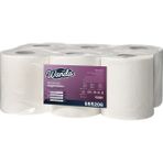 Wanda Soft 6 Rulo Dispenserli Kağıt Havlu 3 KG 49m Paket - Yüksek Emicilik ve Dayanıklılık - Beyaz