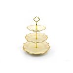 Wanelli 17674-13G Golden Rey 32 cm 3 Katlı Kurabiyelik