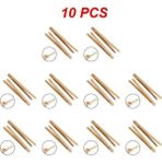 Wangchuang 01 10 Adet L Bambu Klip Cımbız Bambu Çay Seti Çay Fincanı Klip Pense Çay Seti Klip Çay Tutucu Ahşap Renk (Yurt Dışından)