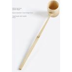 Wangchuang 02 Uzun Saplı Kömürleşmiş Doğal Yaratıcı Çay Seti Aksesuarları Uzun Saplı Kazan Kaşığı Bambu Bambu Su Kaşığı Su Kaşığı (Yurt Dışından)