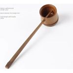 Wangchuang 07 Japon Tarzı Aksesuarlar Kaşık Seti Su Kaşığı Kaşık Çay Bambu Kepçe Kaşık Çay Bambu Kazanı Uzun Saplı Su Kaşığı Bambu (Yurt Dışından)