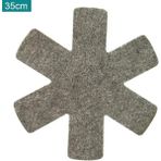 Wangchuang 1 Adet 35CM L Polyester Keçe Pot Pad Dokunmamış Hafif Tencere Bölücü Ped Koruyucu Yeniden Kullanılabilir Kızartma Tavaları Pişirme Tepsilerini Depolamak Için (Yurt Dışından)