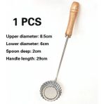 Wangchuang 1 Adet El Yapımı Dövme Pot Kürek Wok Spatula Kaşık Seti Mutfak Aşçı Demir Kürek Uzun Saplı Karıştırma Kızartma Kaşığı Turner Kızarmış Biftek Kürek (Yurt Dışından)