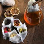Wangchuang 100 Adet 10X15 cm 100 Adet/paket Dokunmamış Filtre Tisane Ilaç Tortu Çay Potu Çorba Salamura Geleneksel Çin Tıbbı Ayak Banyosu Paketi Iç Çanta (Yurt Dışından)