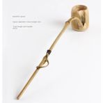 Wangchuang 11 Çay Seti Aksesuarları Bambu Kök Uzun Saplı Kaşık Çay Aksesuarları Ev Çay Kaşığı Bambu Kaşık Kaşık Şarap Çırpıcı (Yurt Dışından)