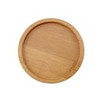Wangchuang 12 cm Çay Kahve Fincan Altlığı Placemats Dekor Ceviz Bambu Bardak Dayanıklı Isıya Dayanıklı Kare Yuvarlak Içecek Mat Kase Demlik Dropship (Yurt Dışından)
