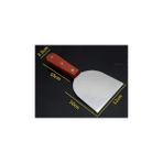 Wangchuang 13 Mutfak Spatula Ahşap Saplı Izgara Turner Paslanmaz Çelik Metal Kazıma Gözleme Teppanyaki Hibachi Kalbur Pişirme Gereçler (Yurt Dışından)