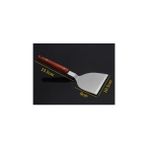 Wangchuang 19 Mutfak Spatula Ahşap Saplı Izgara Turner Paslanmaz Çelik Metal Kazıma Gözleme Teppanyaki Hibachi Kalbur Pişirme Gereçler (Yurt Dışından)