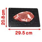 Wangchuang 20.8X29.5 cm 0.3 Kalın Hızlı Buz Çözme Tepsisi Hızlı Çözülme Plakası Dondurulmuş Gıdalar Için Sihirli Kurulu Gıda Güvenli Alüminyum Hızlı Çözülme Buz Çözme Tepsisi Mutfak Için (Yurt Dışından) - 1 Adet - Renkli