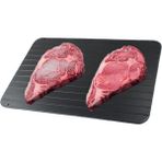 Wangchuang 35.5X20.5X0.2 cm Sihirli Hızlı Buz Çözme Tepsisi Metal Plaka Buz Çözme Tepsisi Güvenli Hızlı Çözdürme Dondurulmuş Et Balık Deniz Ürünleri Mutfak Aşçı Gadget Aracı 0.2 cm (Yurt Dışından) - 1 Adet - Renkli