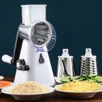 Wangchuang Beyaz Stilb Sebze Dilimleyici-Fayans Masa Tamburu Rende Mutfak Robotu Parçalayıcı Sebzeleri Keser Meyve Tamburu El Manuel Rende Patates Dilimleyici (Yurt Dışından)