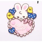 Wangchuang F1 Kawaii Karikatür Silikon Çilek Içecek Bardak Cam Bardak Pedleri Paspaslar Sofra Mutfak Yemek Takımı Yalıtım Pedi (Yurt Dışından)
