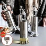 Wangchuang Huni Baharat Kavanozları Paslanmaz Çelik Cam Yağ Sızdırmaz Yağ Şişesi Sirke Pot Mutfak Ev Yağ Tankı Sos Baharat Organizatör (Yurt Dışından) - Pepper Shakers - Renkli