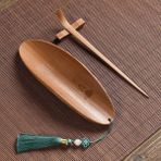 Wangchuang J Doğal Bambu Çay Töreni Aksesuarları Çay Iğnesi Çay Kuralları Çay Klip Üç Parçalı Set Çin Kung Fu Çay Seti Aksesuarları (Yurt Dışından)