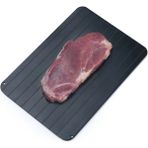 Wangchuang Kare L355X205X03CM Hızlı Buz Çözme Plakası Dikdörtgen Ev Mutfak Hızlı Buz Çözme Gıda Doğal Buz Çözme Kurulu Artefakt (Yurt Dışından) - 1 Adet - Renkli