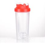 Wangchuang Kırmızı 600 ml Taşınabilir Mikser Bardak Protein Blender Spor Su Şişesi Vücut Geliştirme Herbalife Beslenme Protein Tozu Spor Salonu Shaker Şişeleri (Yurt Dışından) - Renkli - Shaker Bottles