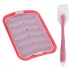 Wangchuang Kırmızı ve Spatula Dıy Sosis Yapma Kalıp Silikon Burger Hot Dog Maker Kalıp 6 Kavite Patty Yapımcıları Pişirme Araçları Mutfak Aletleri Bulaşık Makinesinde Yıkanabilir (Yurt Dışından)