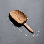 Wangchuang Küçük Yaprak Kaşık Tahta Kaşık Bambu Kaşık Sofra Çay Seti Çin Kung Fu Ahşap Bambu Yaratıcı Lotus Yaprağı Yaprak Şeklinde Doğal Bambu Çay Kaşığı (Yurt Dışından)