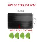 Wangchuang L B2 Hızlı Buz Çözme Tepsisi Hızlı Çözülme Plakası Sihirli Kurulu Gıda Et Meyve Için Hızlı Çözülme Buz Çözme Tepsisi Mutfak Gadget Aracı (Yurt Dışından) - 1 Adet - Renkli