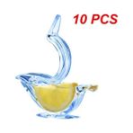 Wangchuang Mavi 10 Adet 5/8/10 Adet Taşınabilir Güvenlik Sıkacağı Pratik Akrilik Moda Meyve Mutfak Plastik Manuel Şeffaf Kuş Şekli Limon Klip (Yurt Dışından) - Renkli