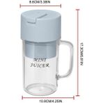 Wangchuang Mavi Elektrikli Narenciye Sıkacağı Bardağı Suyu Mini Bardak Blender Taşınabilir Elektrikli Meyve Sıkacağı Bardağı Meyve Karıştırıcı Seyahat Blender Meyve Karıştırıcı Makinesi (Yurt Dışından) - Renkli