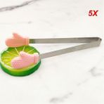 Wangchuang Pembe Aşk 8 Adet 5/8/10 Adet Yapışmaz Mini Maşa Mutfak Cımbız Buz Şeker Et Gıda Maşası Çay Poşetleri Tutucu Silikon Mutfak Aletleri ve Alet Mini (Yurt Dışından)