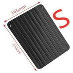 Wangchuang S 23X16.5X0.2CM Alüminyum Hızlı Buz Çözme Tepsisi Et Çözdürme Kurulu Çevre Dostu Hızlı Buz Çözme Gıda Güvenli Taze Sağlıklı Plaka Tahtası Mutfak Aracı (Yurt Dışından)