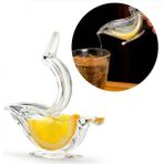 Wangchuang Şeffaf Meyve Sıkacağı Pratik Meyve Dayanıklı Akrilik Kullanışlı Plastik Manuel Şeffaf Kuş Şekli Limon Klipsi Taşınabilir Güvenlik Ev (Yurt Dışından) - Renkli