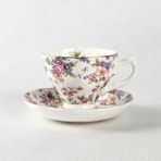 Wangchuang Stil B 200-400 ml 1 Pc Asil Kemik Çini Kahve Fincanı Seramik Öğleden Sonra Çay Fincanları ve Tabakları Seti Yüksek Kaliteli Porselen Cafe Parti Drinkware Güzel Hediye (Yurt Dışından) - Renkli