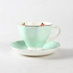Wangchuang Stil G 200-400 ml 1 Pc Asil Kemik Çini Kahve Fincanı Seramik Öğleden Sonra Çay Fincanları ve Tabakları Set Yüksek Kaliteli Porselen Cafe Parti Drinkware Güzel Hediye (Yurt Dışından) - Renkli