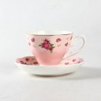 Wangchuang Stil H 200-400 ml 1 Pc Asil Kemik Çini Kahve Fincanı Seramik Öğleden Sonra Çay Fincanları ve Tabakları Set Yüksek Kaliteli Porselen Cafe Parti Drinkware Güzel Hediye (Yurt Dışından) - Renkli